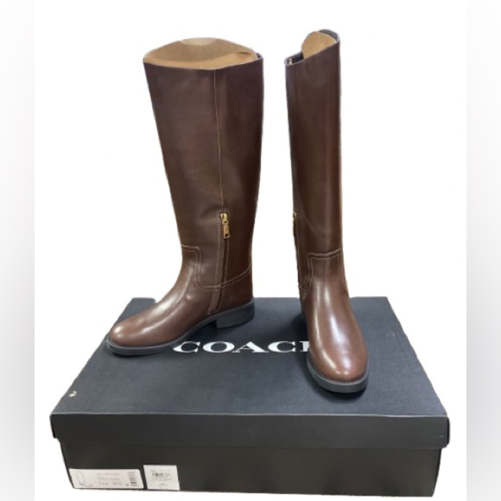 COACH Brown Leather Knee-High Boots
Women's Park Tall Round Toe Boots - Picture 9 of 15